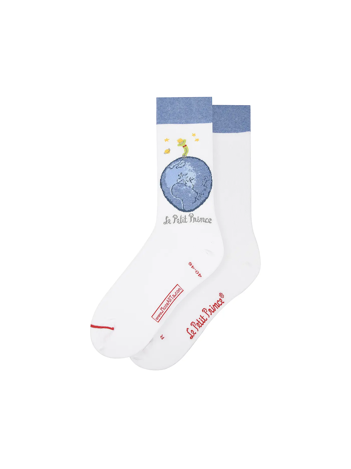 MUSEARTA | Damen Socken BLUE PLANET - DER KLEINE PRINZ white-multi (36-40) | 